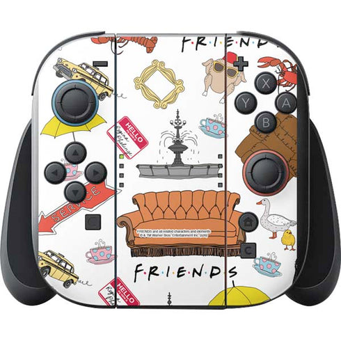 Warner Bros Classic FRIENDS Icons Nintendo Switch 2 (2025) with Joy-Con Skin